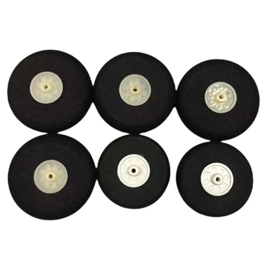4pcs EVA Sponge Wheels 25–76mm DIY RC Plane Aircraft Parts