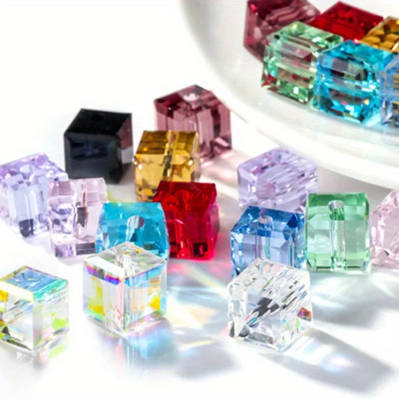 Multicolor Austrian Crystal Faceted Spacer Beads – 2mm to 8mm