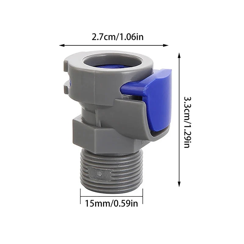 M10 to M15 Quick Connect Faucet Hose Connector Adapter