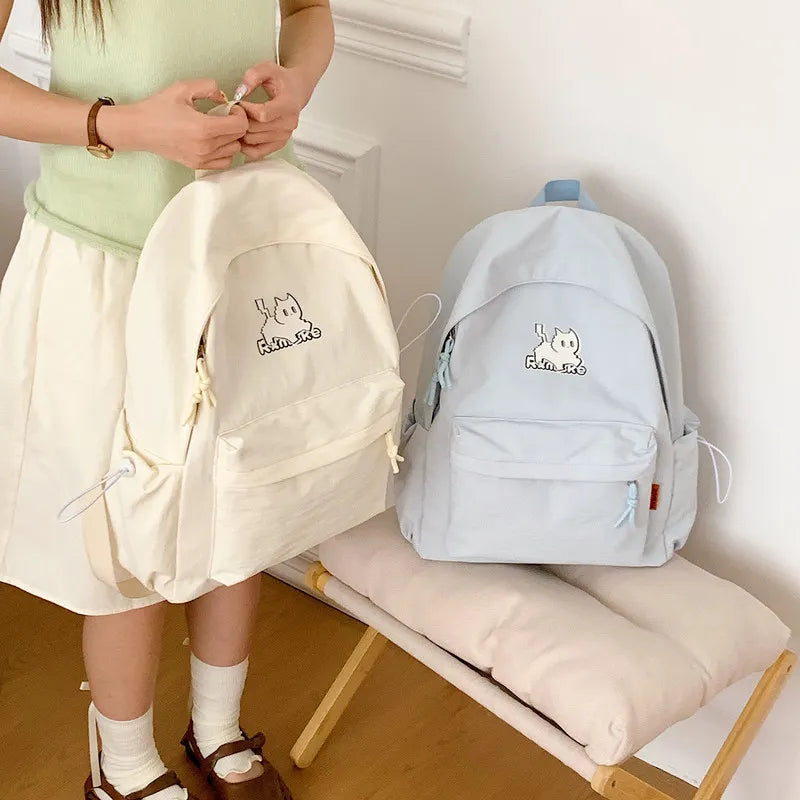 Cartoon Cat Backpack – Lightweight Large Capacity Student Bag