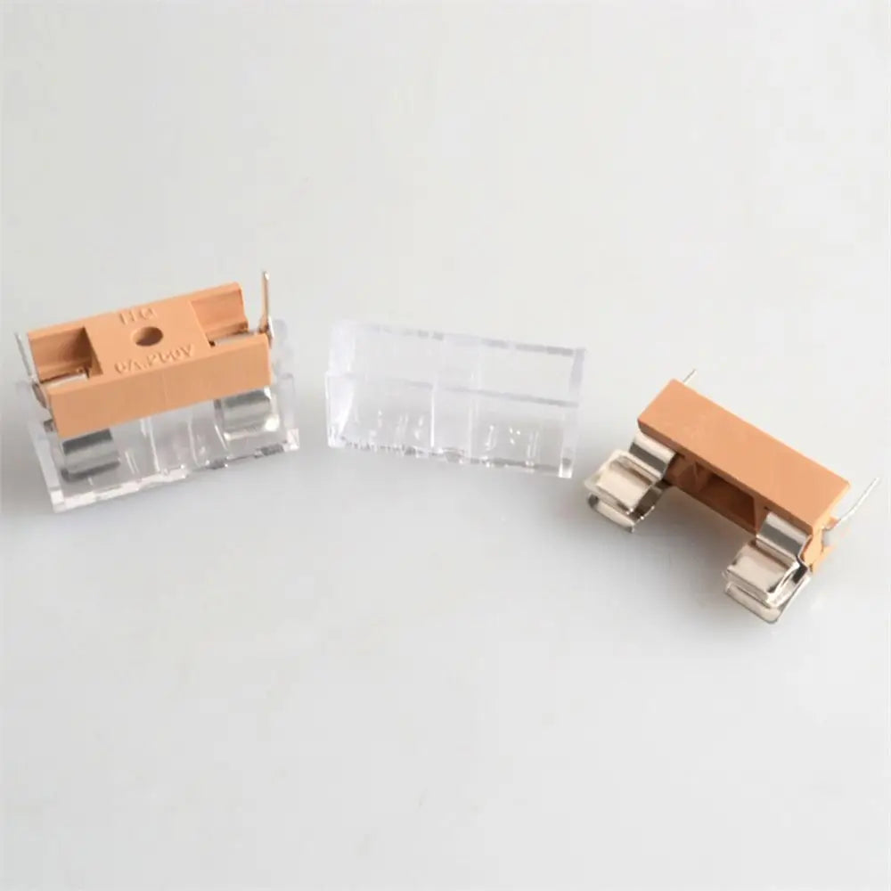 10Pcs Glass Tube Fuse Holder 5x20mm 6x30mm AC250V Panel Mount