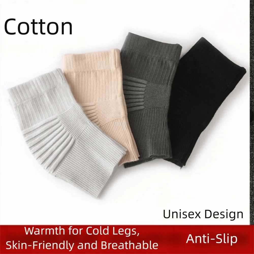 Cotton Thermal Knee Warmer Sleeve – Unisex Soft Knit Support