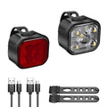 BUCKLOS Type-C Rechargeable Bike Light Set – Front & Rear MTB