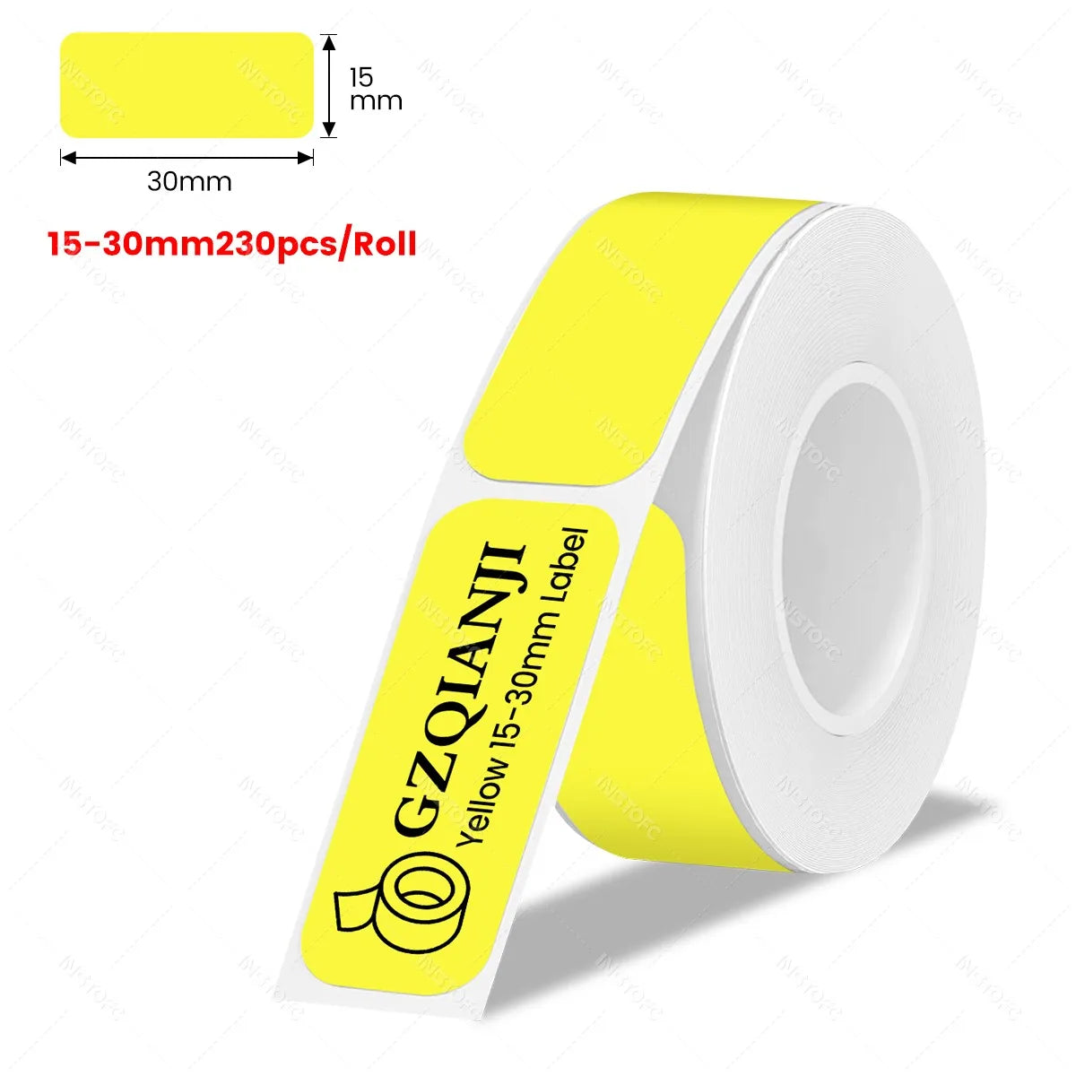Thermal Label Tape 12–15mm Roll for Marklife P11 P12 DELI Q2 D30