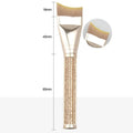 Ultra Thin Crescent Foundation Brush | Rhinestone Handle