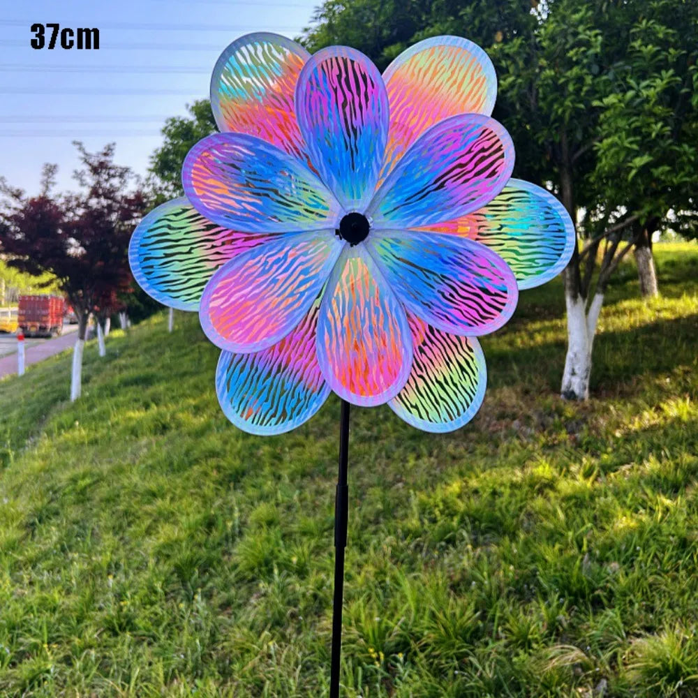 Sunflower Wind Spinner – Double-Layer Garden Windmill 28/37cm