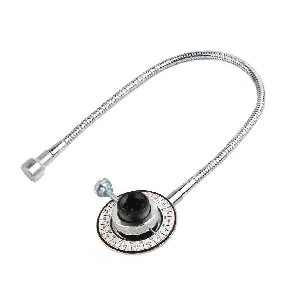 1/2" Drive Torque Angle Gauge 360° Adjustable Wrench Clip