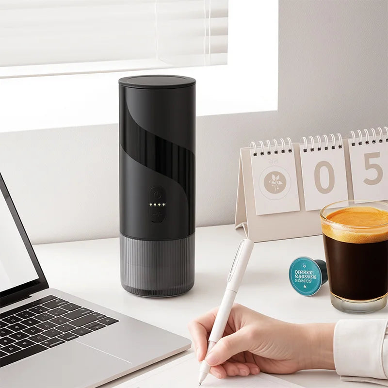 DUTRIEUX Portable Capsule Espresso Machine | USB Rechargeable