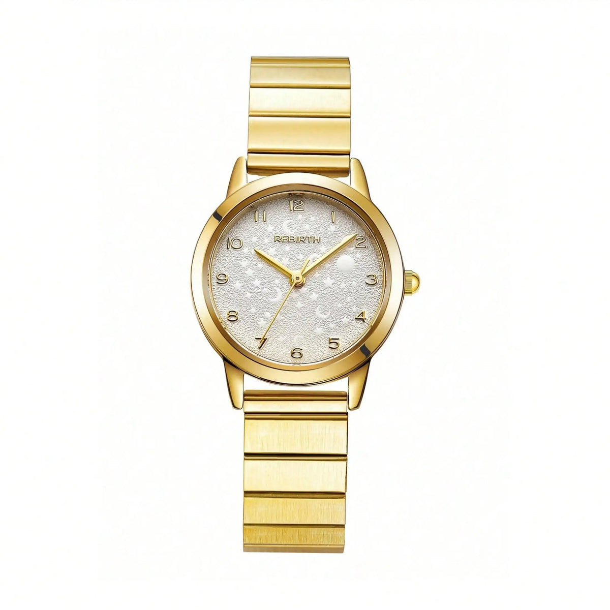 REBIRTH Women's Gold Starry Sky Dial Quartz Watch | 3 Bar