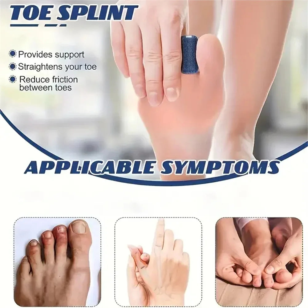 Toe Splint Straightener – Hammer Toe Brace & Support Wrap