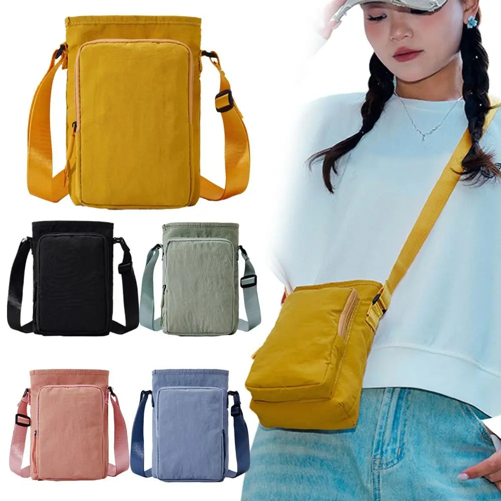 Waterproof Crossbody Water Bottle Bag – Adjustable Nylon