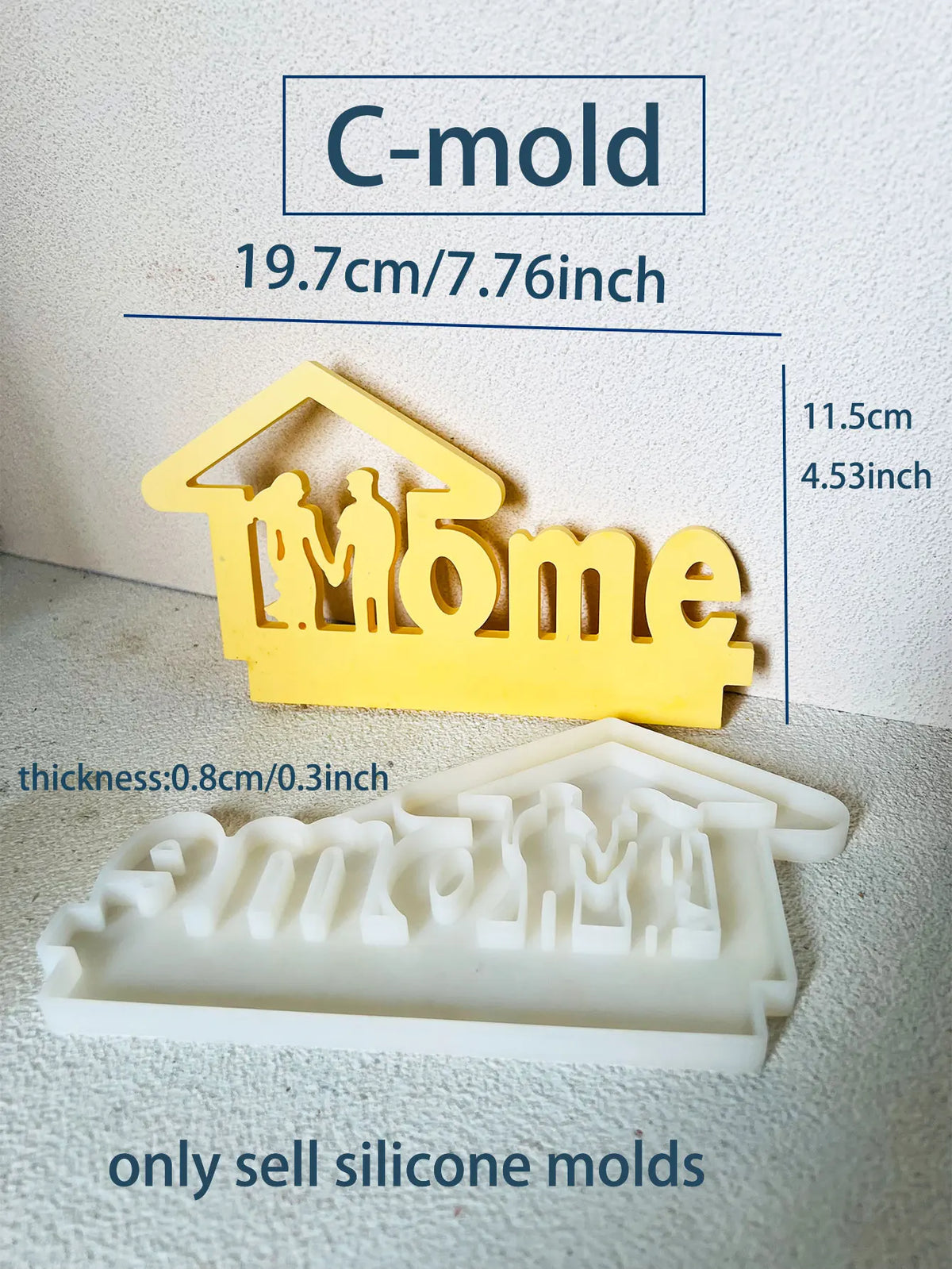 Silicone Mold – Candlestick, Lighthouse & Bell | Resin & Gypsum