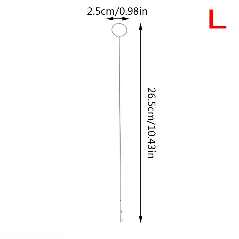 Metal Sewing Loop Turner Hook – Fabric Tube Strap Tool