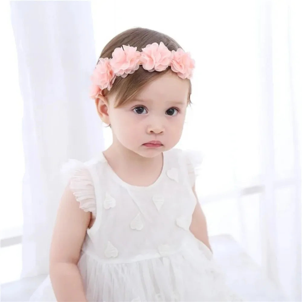 Chiffon Flower Headband – Princess Turban for Baby & Toddler
