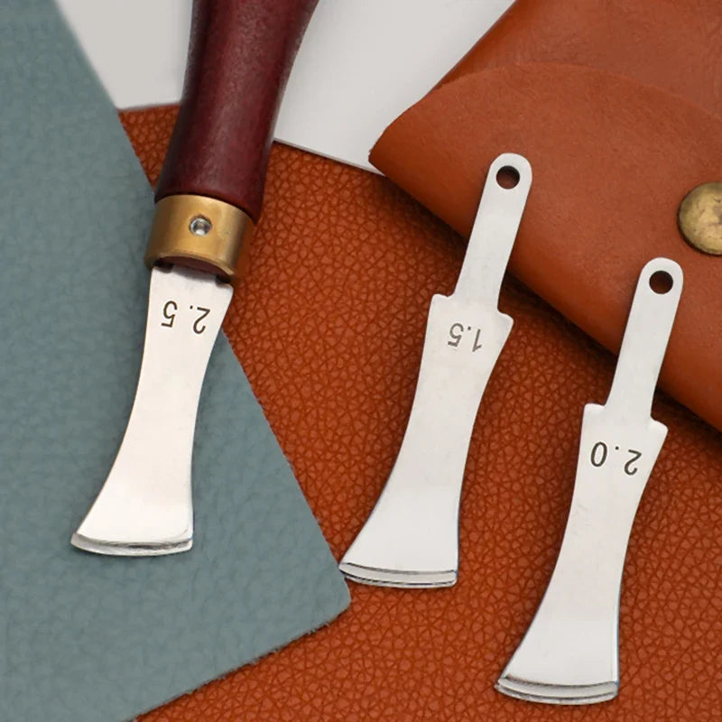 Leather Edge Creaser Tool – Stainless Steel Hot Press Liner