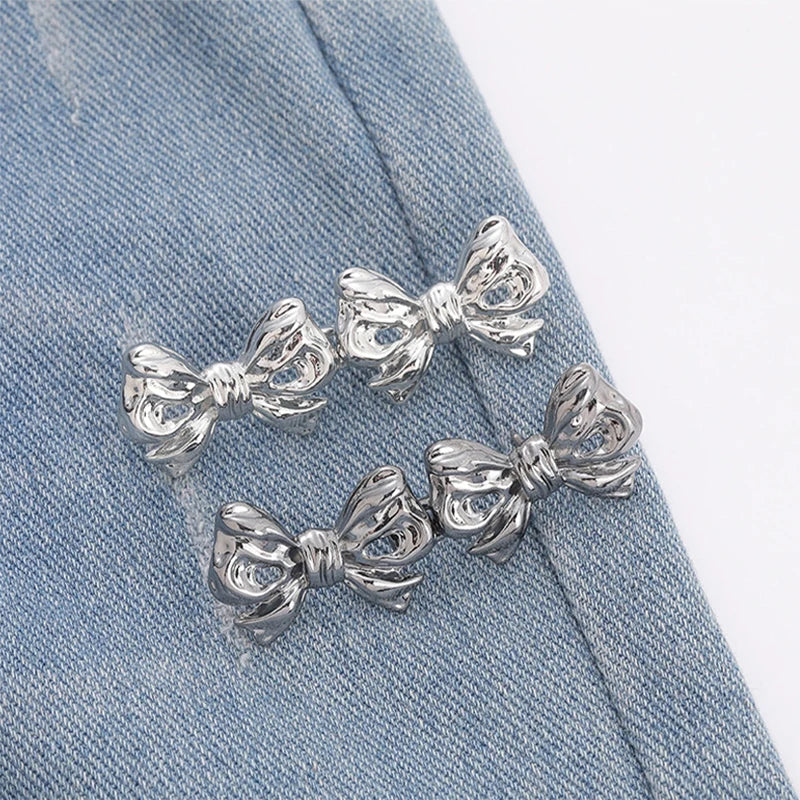 Butterfly Clasp Waist Tightener – Adjustable No-Sew Jean Button