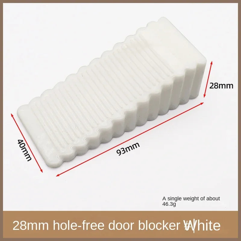 Silicone Door Stop Wedge – No-Drill Rubber Floor Stopper
