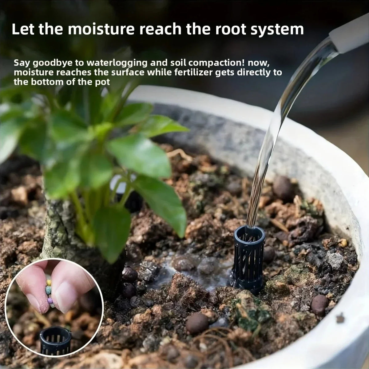 Plant Aeration Tubes for Pots – 10/20 Pcs Root Health Tool
