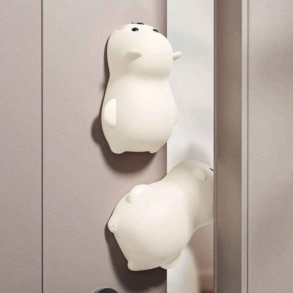 Silicone Door Pinch Guard – Cute Animal Door Slam Stopper