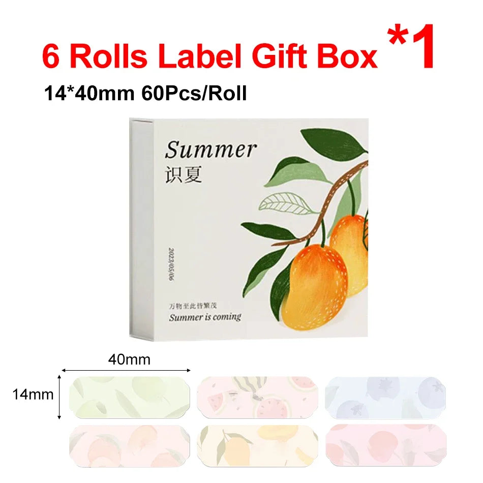 Niimbot Gift Box Label Rolls – Colorful Stickers for D11 D110 D101
