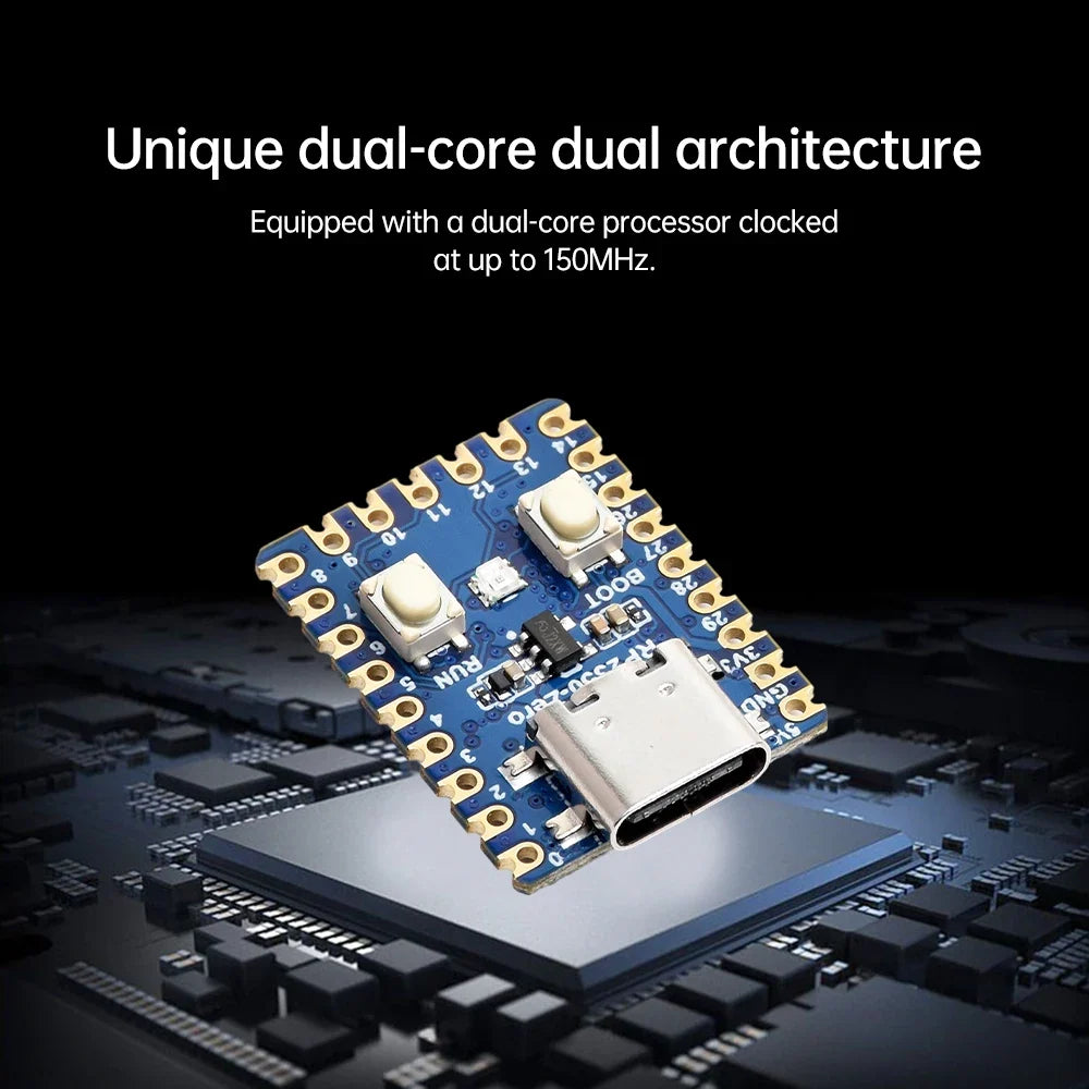 RP2040-Zero & RP2350-Zero Dual-Core Dev Board | Type-C