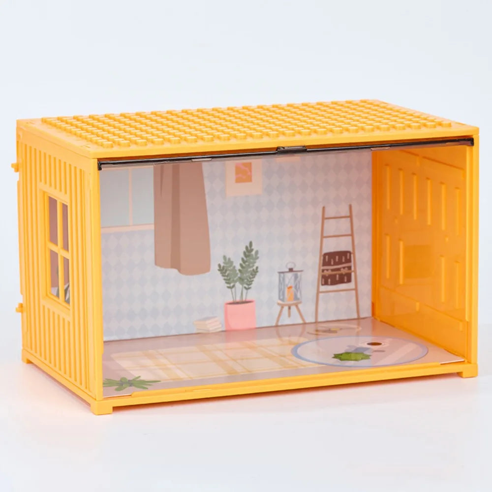 Miniature Dollhouse Furniture Set – 1:12 Pink Room Accessories