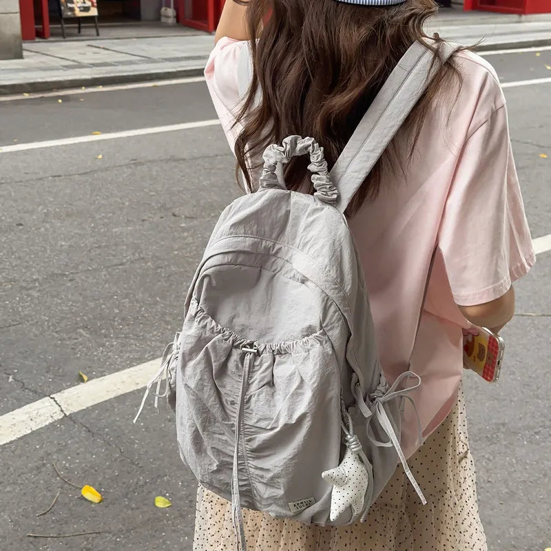 Korean Style Campus Backpack – Large Capacity Laptop Bag