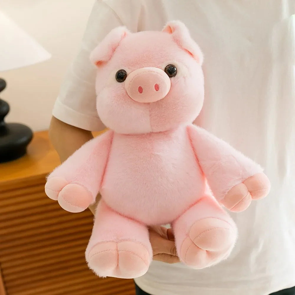 Soft Pig Stuffed Animal Plush Pillow – Cute 17.7" Hugging Toy