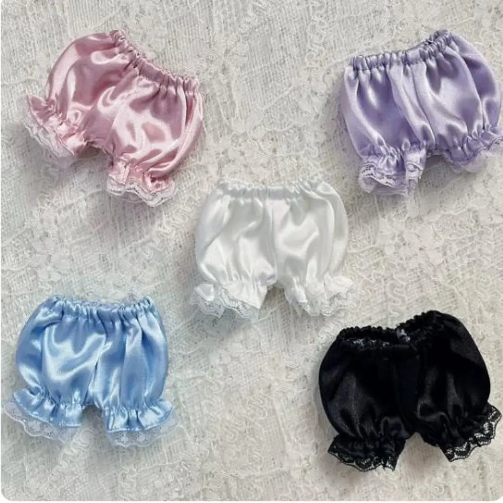 Shiny Lace Shorts for 15/20cm Cotton Dolls | DIY Doll Clothes