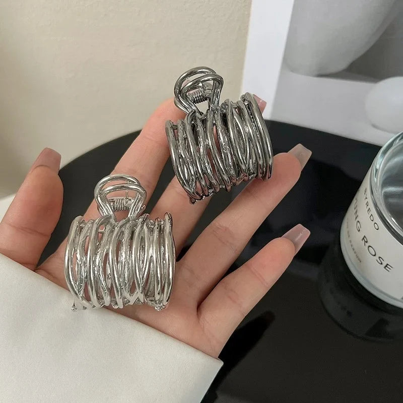 Metal Hair Claw Clip – Korean Ponytail Hairpin for Women