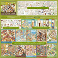 Miniature Scene PET Sticker Book – 10 Die-Cut Shop Scenes