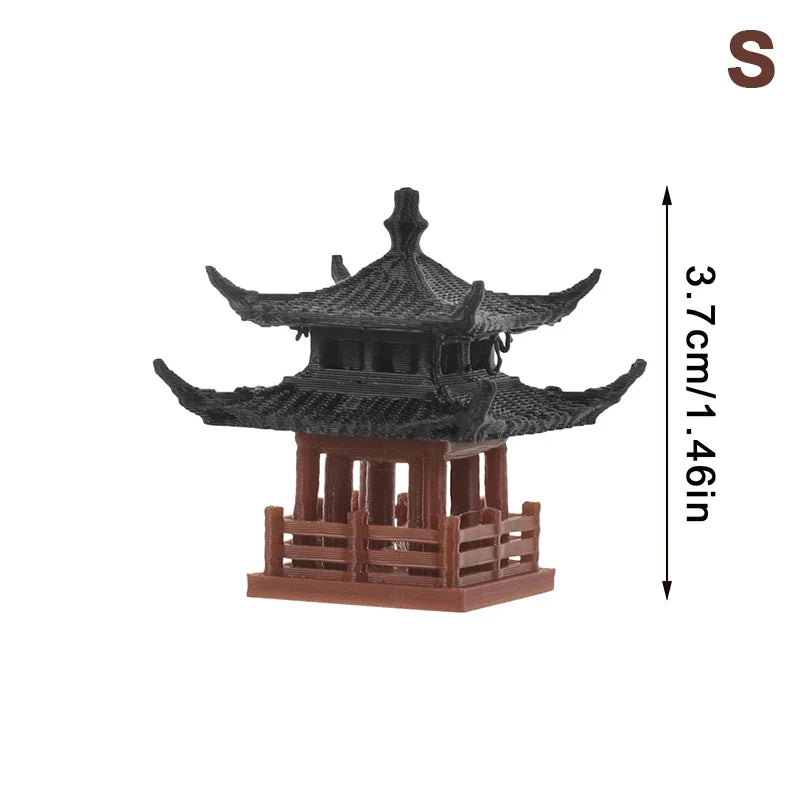 Mini Pagoda Statue – Zen Garden, Bonsai & Aquarium Decor