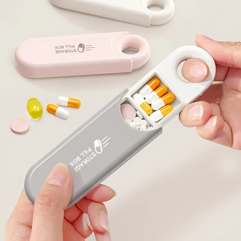 Portable Daily Pill Organizer – 3-Meal Supplement & Vitamin Case