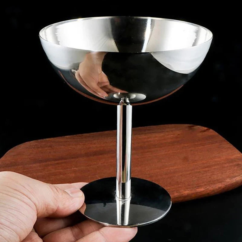 200ml Stainless Steel Ice Cream Cup & Dessert Sorbet Bowl