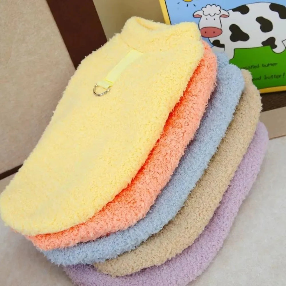 Winter Fleece Dog Sweater Coat for Small Dogs – S to XXL