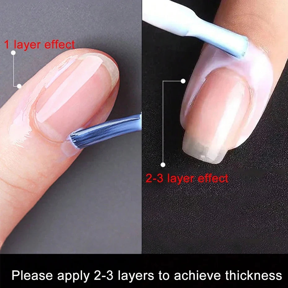 Peel Off Latex Nail Edge Guard Liquid 15ml + Tweezer