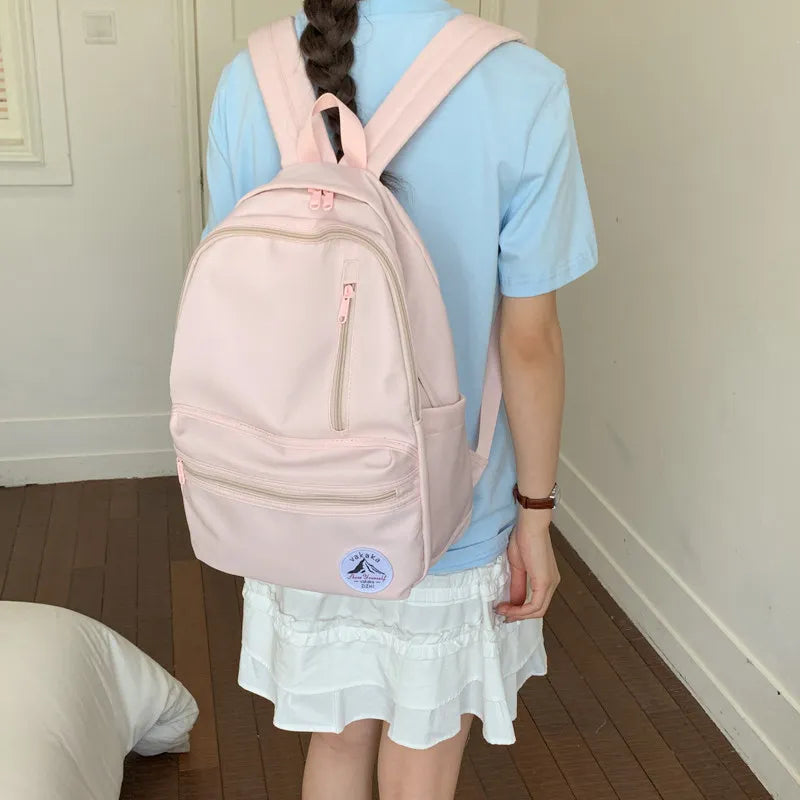 Korean College Laptop Backpack for Women | Stylish & Spacious