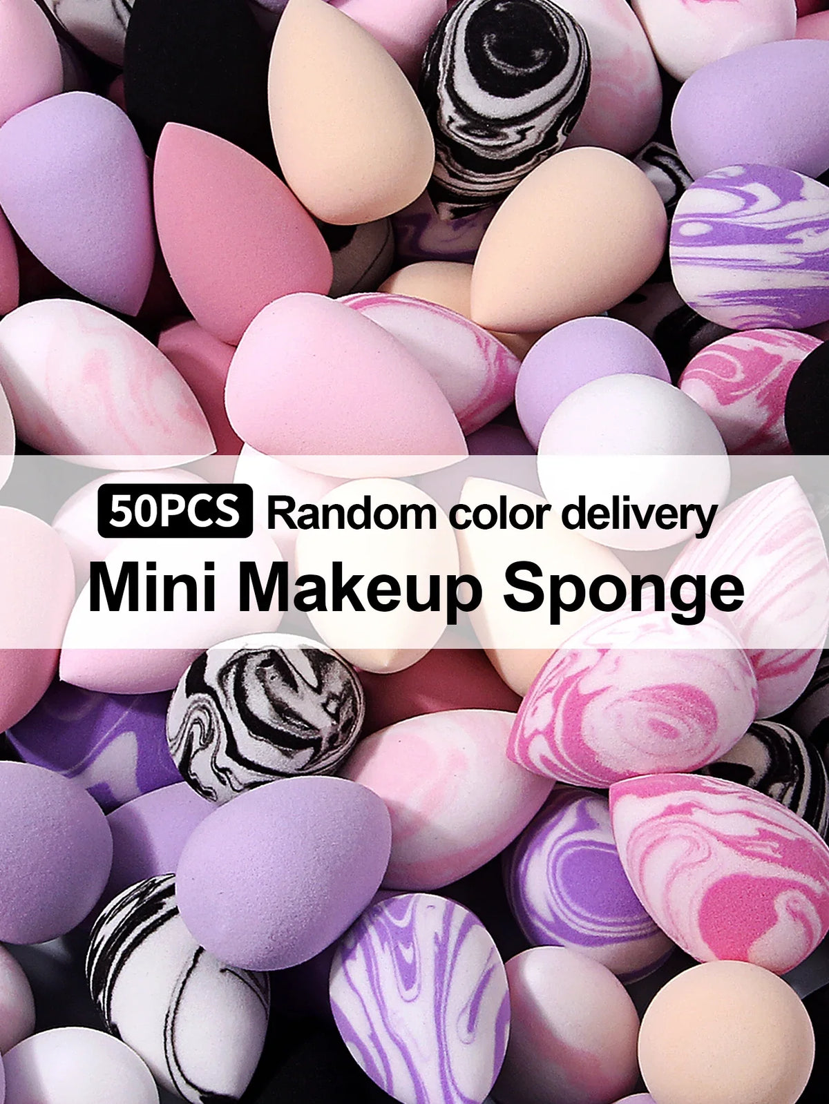 Mini Makeup Sponges – Water-Expanding Cosmetic Puffs 10–100 Pcs