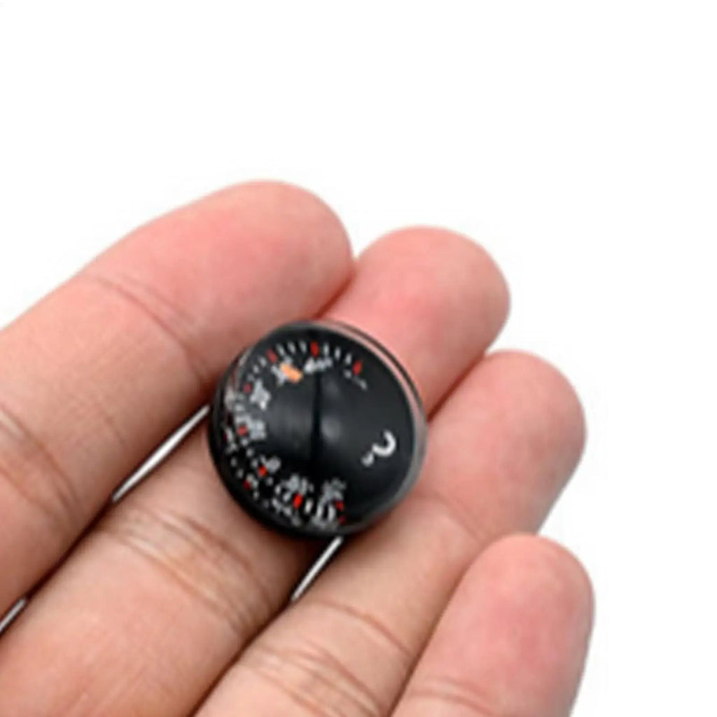 Mini Circular Car Thermometer – Waterproof, No Battery Needed