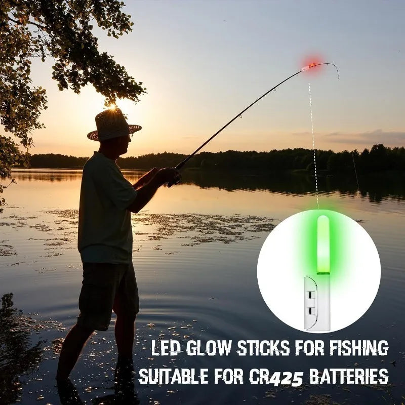 6-Pack Fishing Bite Alarm with LED & Bell – Night Fishing Set