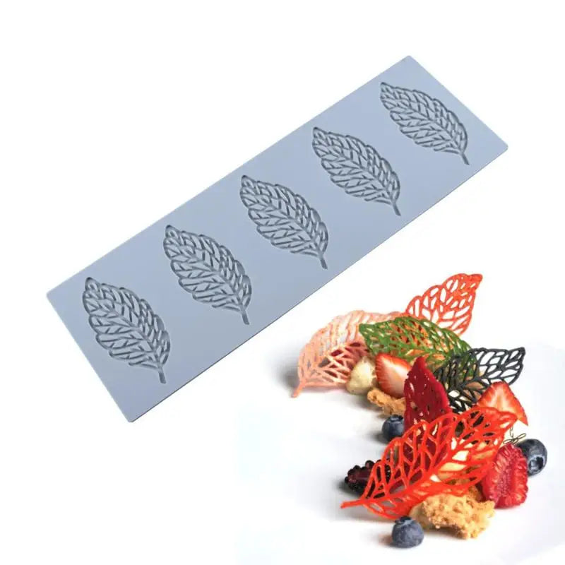 Leaf & Lace Silicone Fondant Molds for Cake Decorating