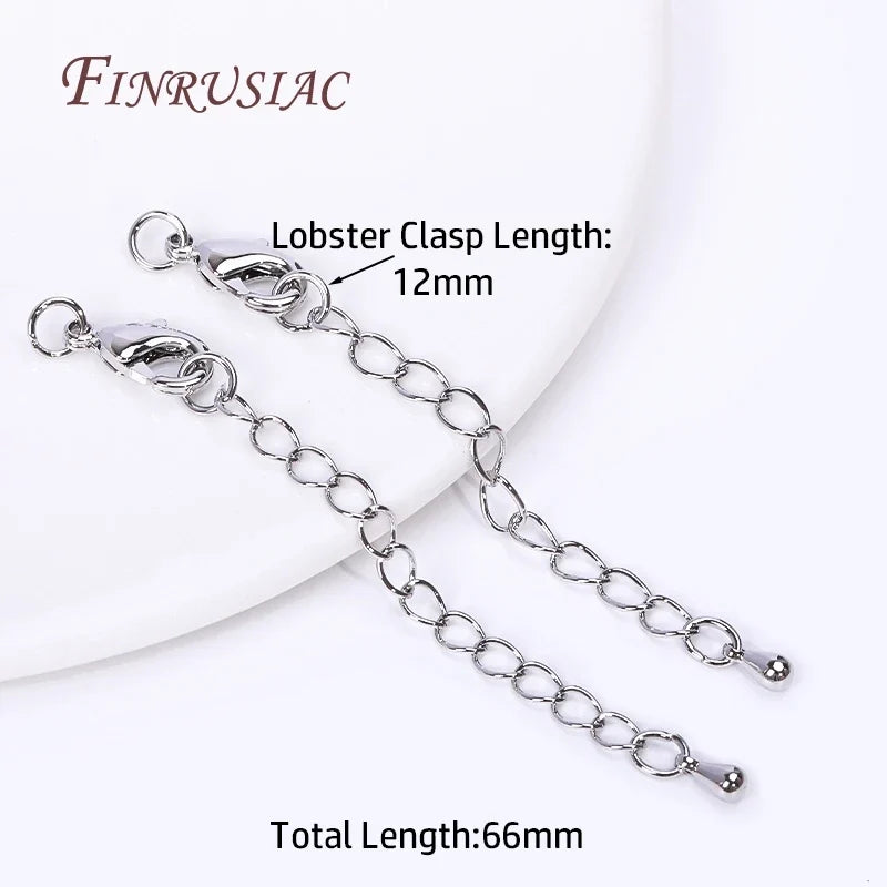 Gold Plated Lobster Clasp Extension Chain 66mm – DIY Jewelry