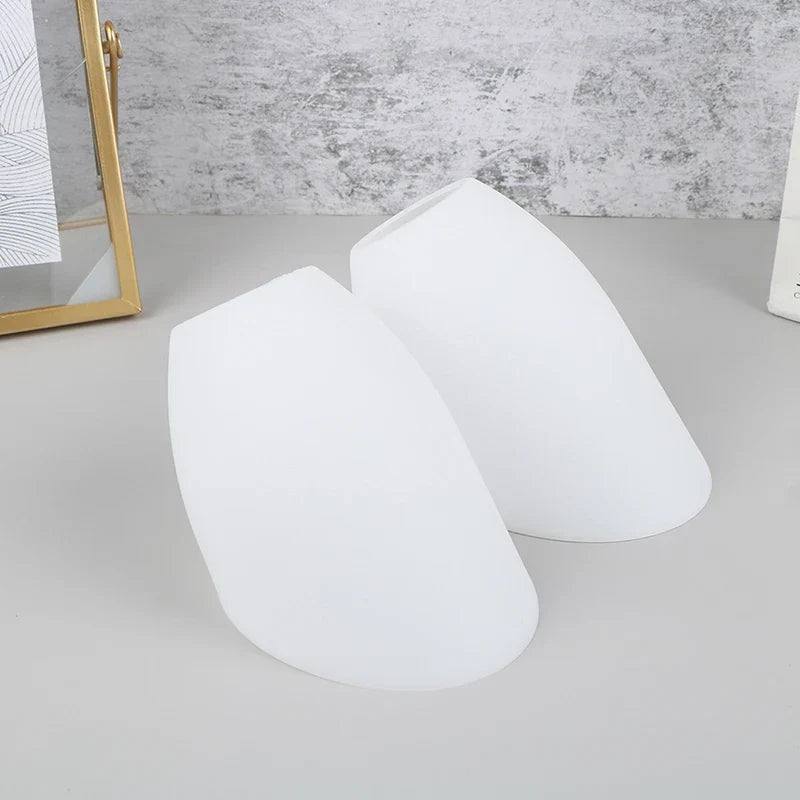 White Plastic Lampshade – Modern Light Cover for Home