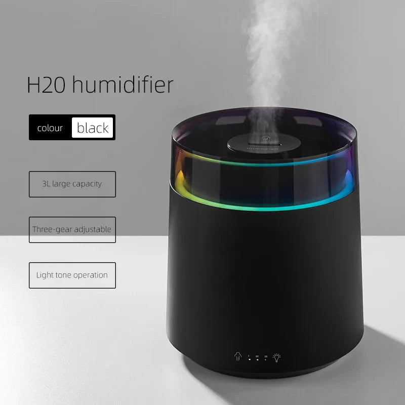 Ultrasonic Cool Mist Humidifier 3L | 16HR LED Quiet