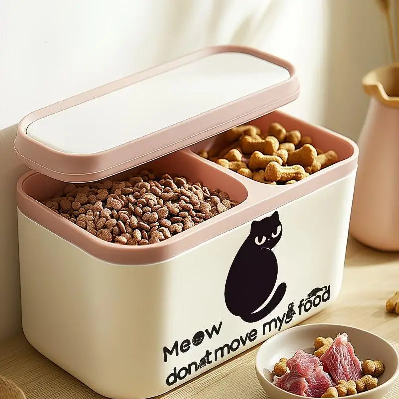 Waterproof Cat & Dog Food Container Stickers – PVC Decals