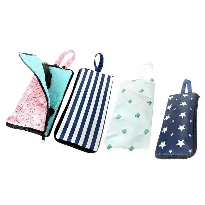 Stripe Star Wet Umbrella Bag – Waterproof Absorbent Cover