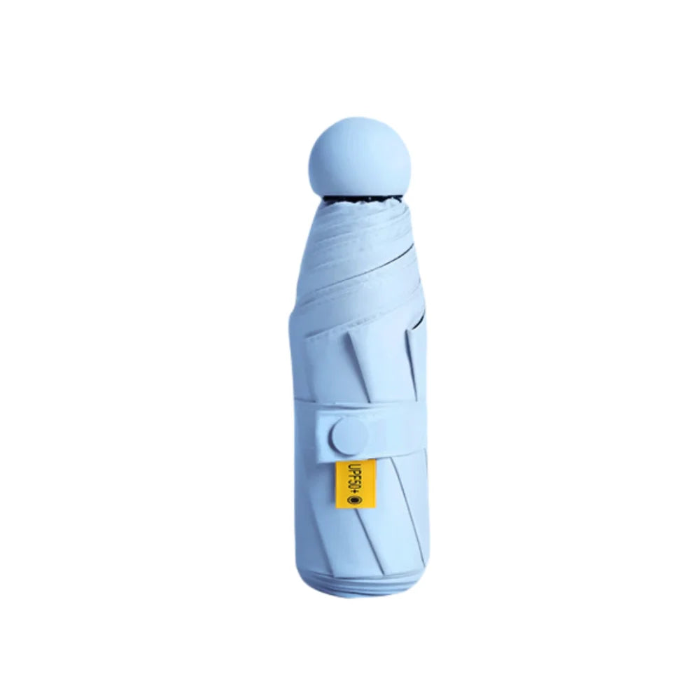Mini Capsule Folding Umbrella UPF50+ UV & Rain Protection