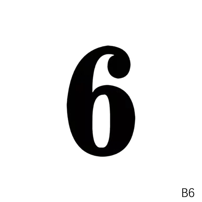 Wheelie Bin Stickers Weatherproof PVC Numbers & Letters Labels