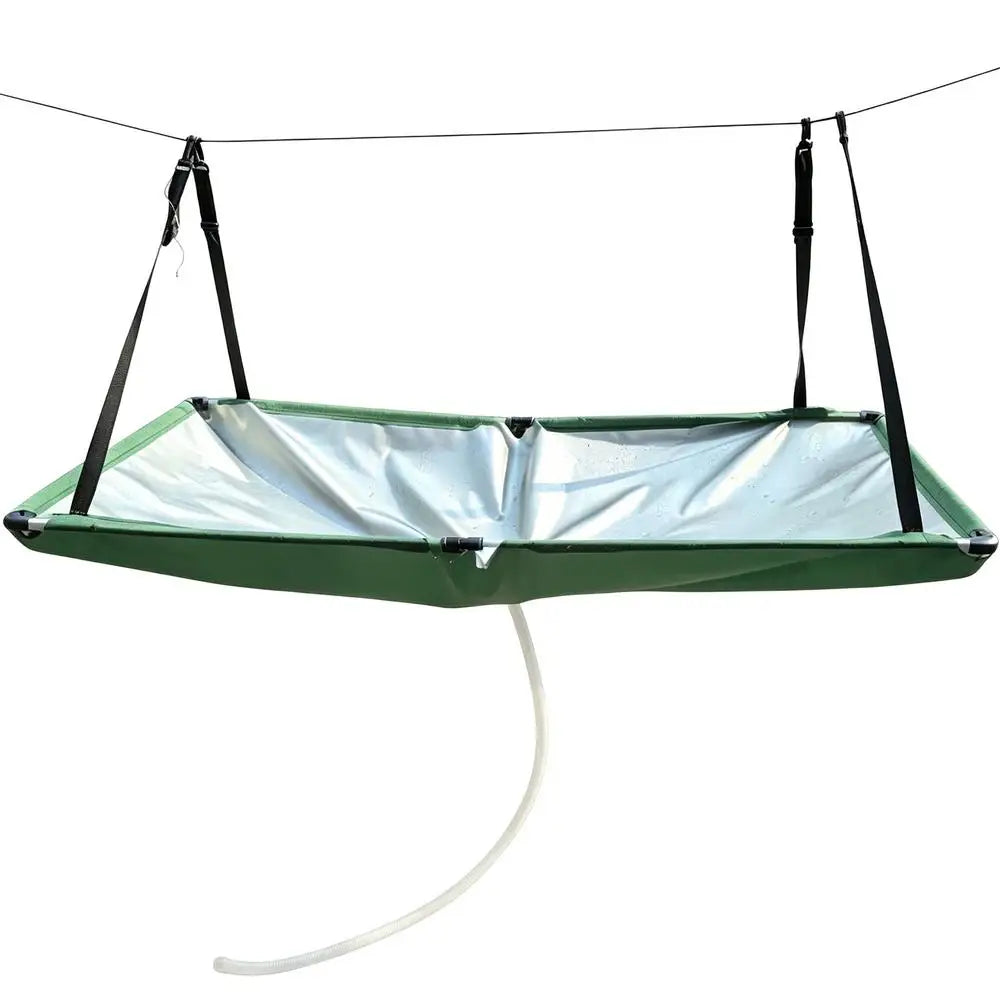 Rain Catcher Cloth with Hose | Garden Water Harvester