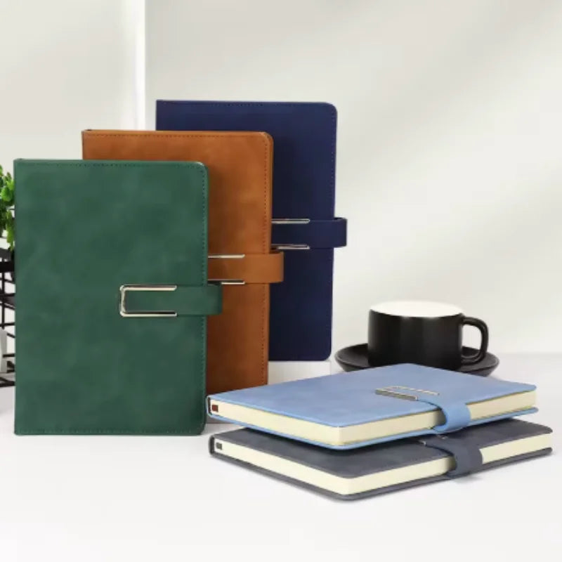 Personalized Vintage A5 Leather Notebook – Soft Cover Journal